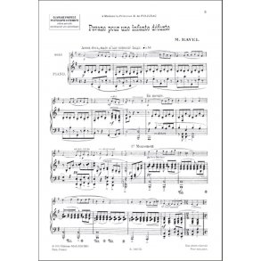 Pavane Pour Une Infante Defunte Cor Anglais-Piano